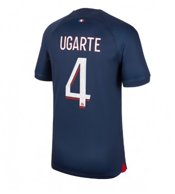 Paris Saint-Germain Manuel Ugarte #4 Replika Hjemmebanetrøje 2023-24 Kortærmet